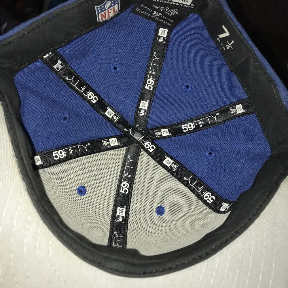 Indianapolis Colts Fitted Hat‎ 7 1/4 New Era